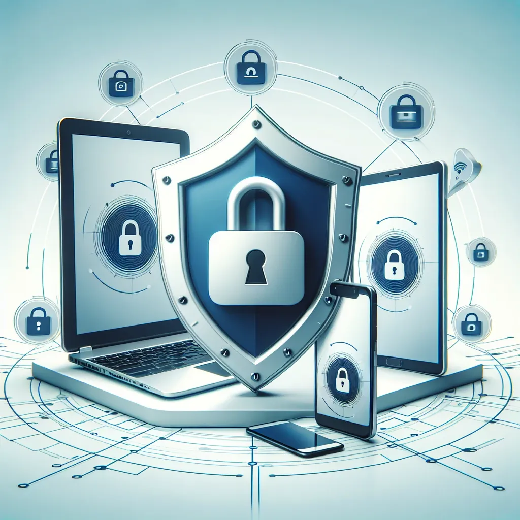 "Kapsamlı Koruma Rehberi: Cihaz güvenliği sağlama yöntemlerini gösteren infografik"