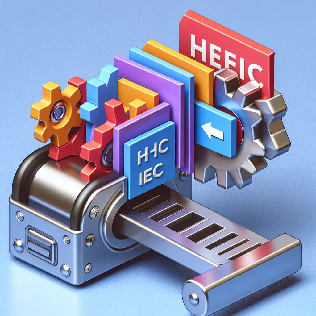 "HEIC to JPG conversion process shown in an online tool interface, illustrating ease of use and speed for users looking to convert HEIC files to JPG format."